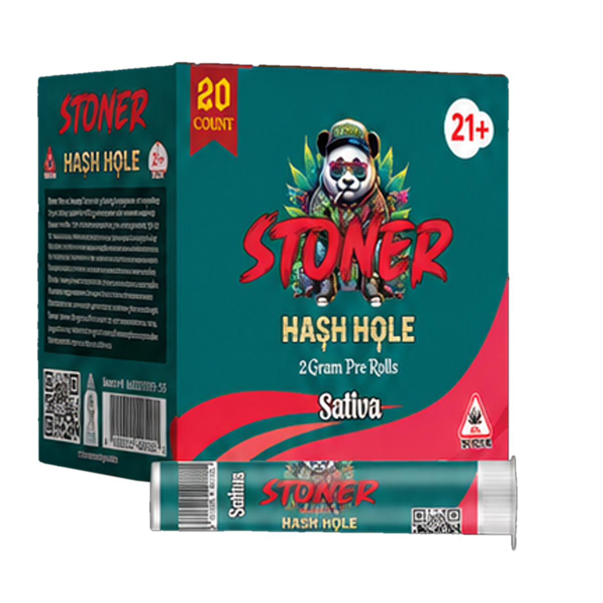 Stoner CBD+CBG Hash Hole PreRolls Sativa